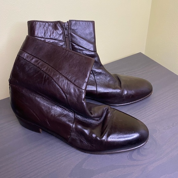 Quality vintage Italian leather ankle boot very clean - Picture 7 of 8